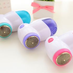 Electric Remove Sweater Pilling Machine Portable Clothes Fabric Shaver Hair Ball Trimmer Lint Remover Fuzz Shaver Fluff Wool Granule (Color: Red)