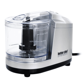 Better Chef 1.5-Cup Mini Chopper Food Processor (Color: Silver)